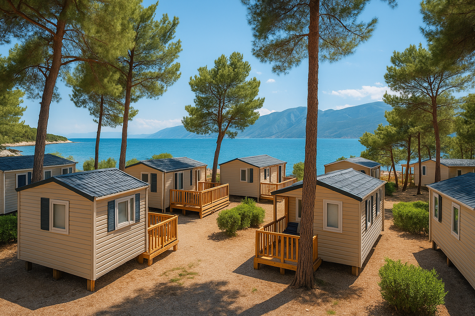 Parking i ulaz u mobilnu kućicu